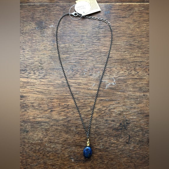 NWT Chavez blue stone necklace - Picture 3 of 4
